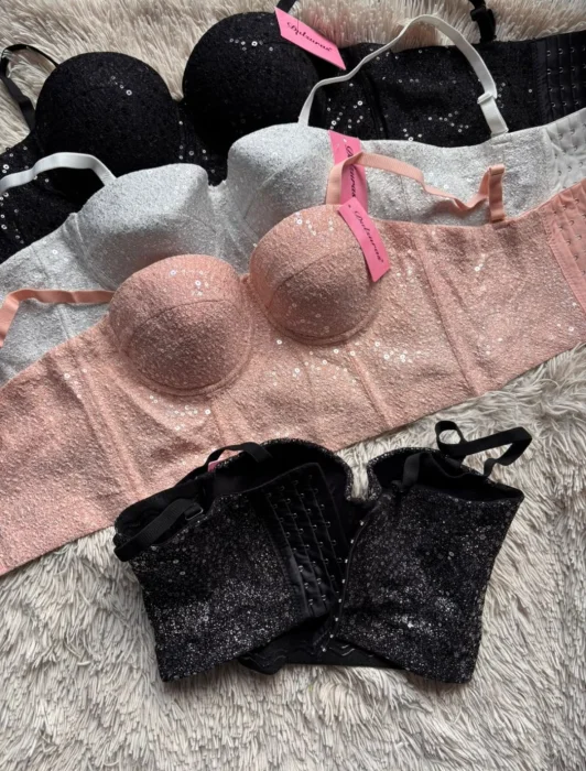 Corset Lentejuelas Importado 2410
