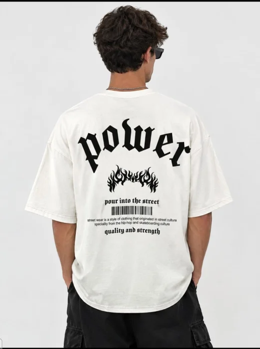 Remera Oversize Power