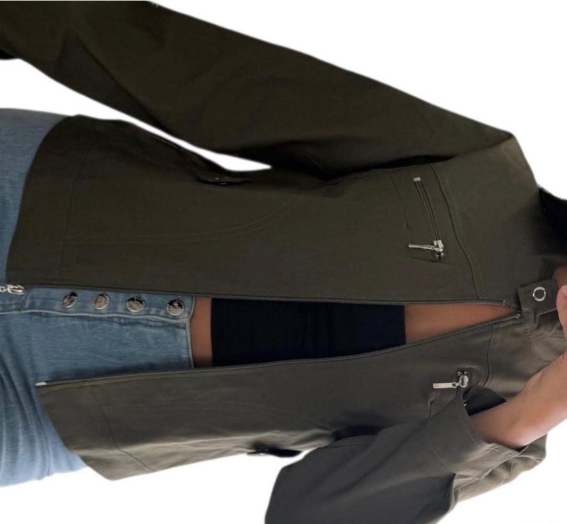 Campera de Bengalína Elastizado Importada - Imagen 3