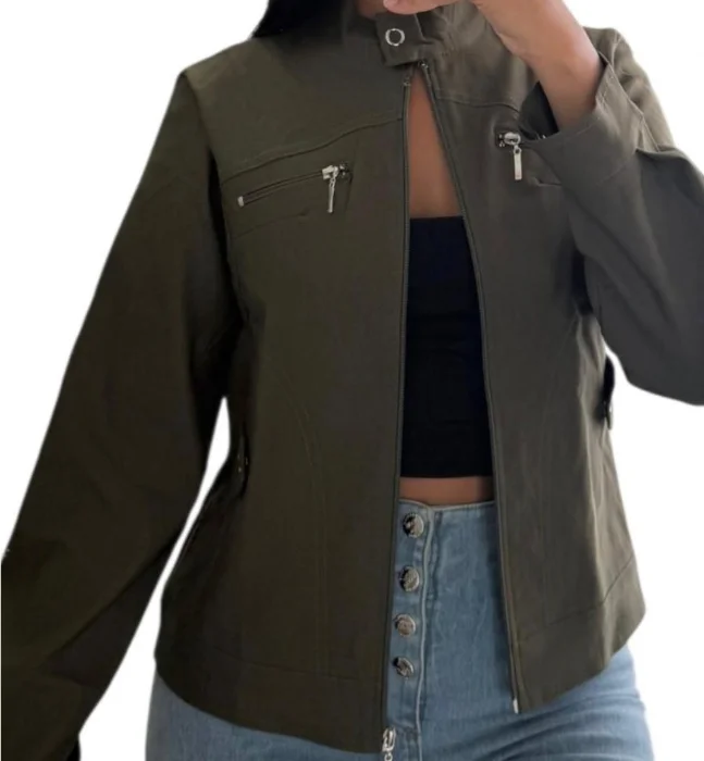 Campera de Bengalína Elastizada para Salir