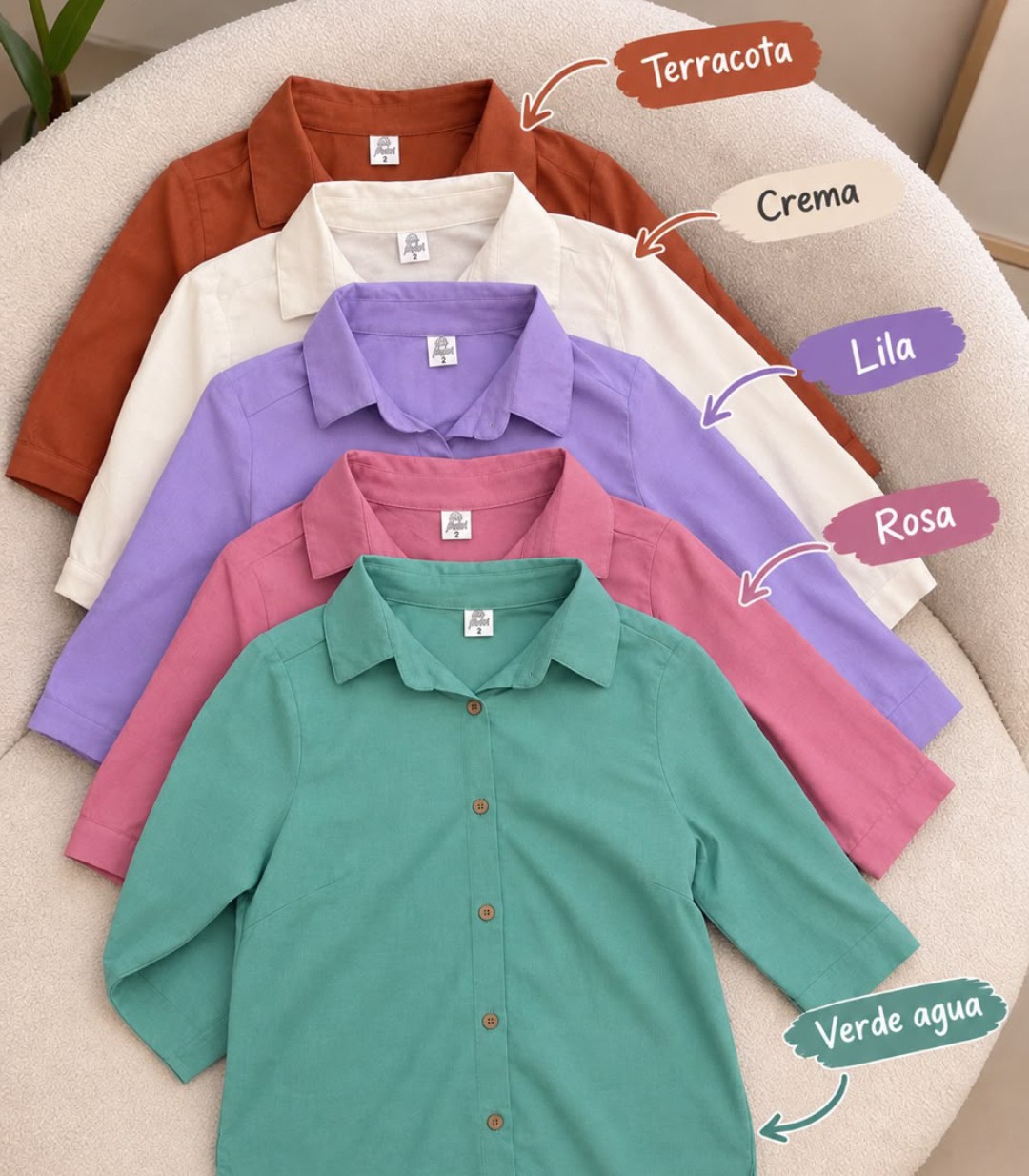 Camisa de Lino Elástizada - Imagen 5