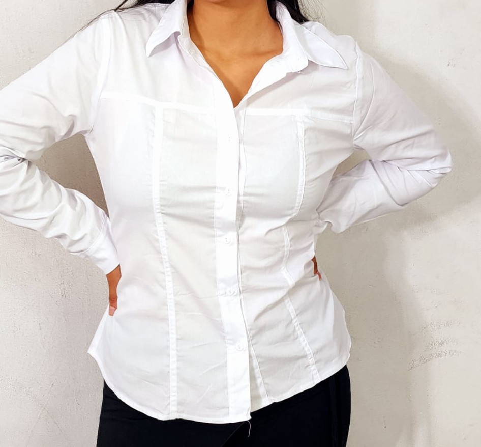 Camisa Uniforme de Poplin Elastizado - Imagen 5