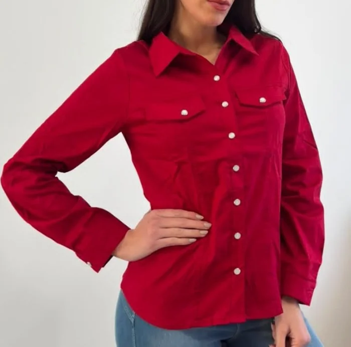 Camisa Poplin Elastizado Uniforme