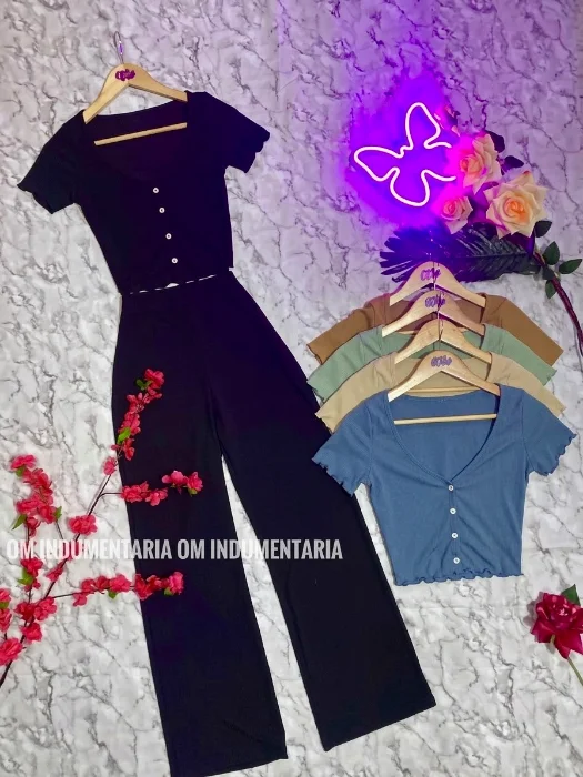 Conjunto Victoria (palazo - Top)