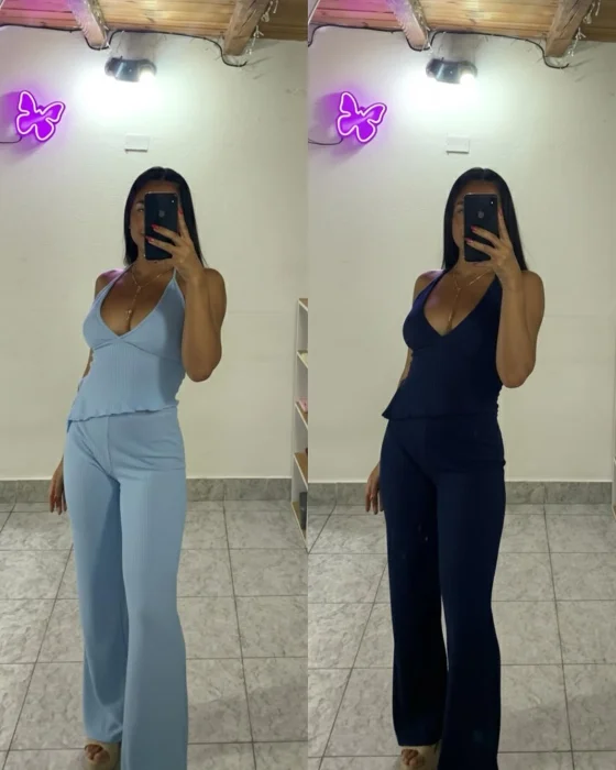 Conjunto Top + Palazo