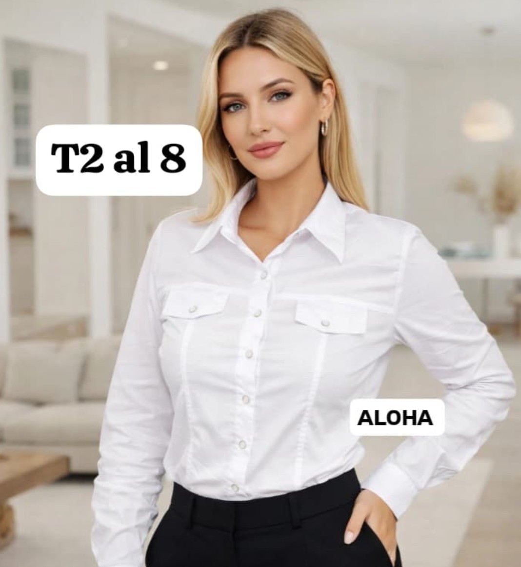 Camisa Uniforme de Poplin Elastizado Talles 1 al 8 - Imagen 3