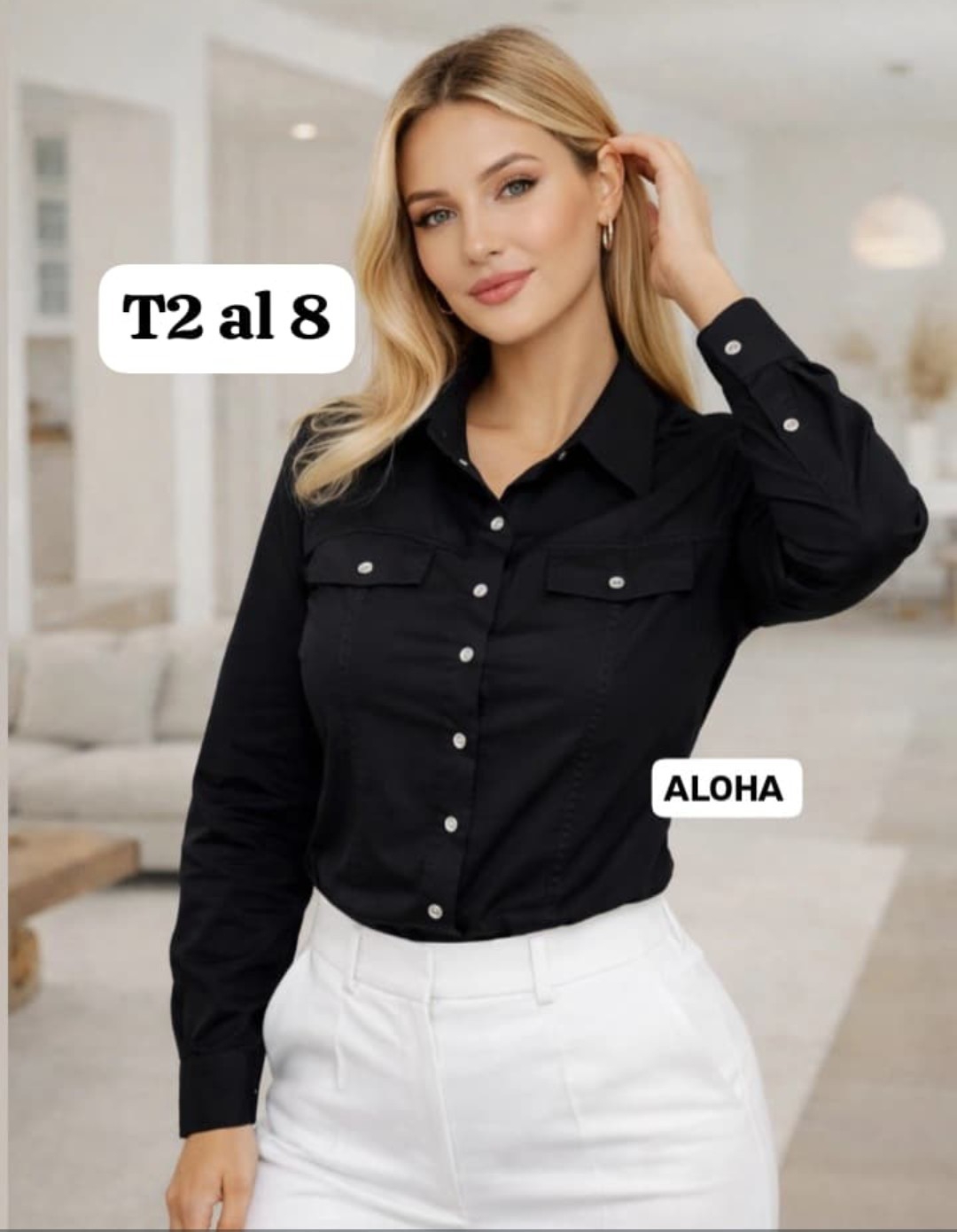 Camisa Uniforme de Poplin Elastizado Talles 1 al 8 - Imagen 4