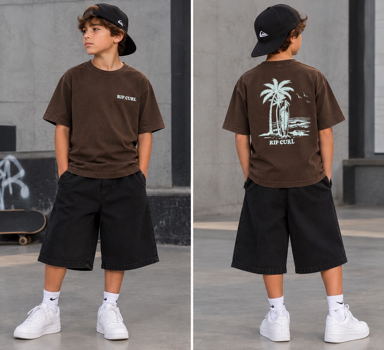 Remeras de Niños en Algodón Peinado Doble Estampa - Imagen 3