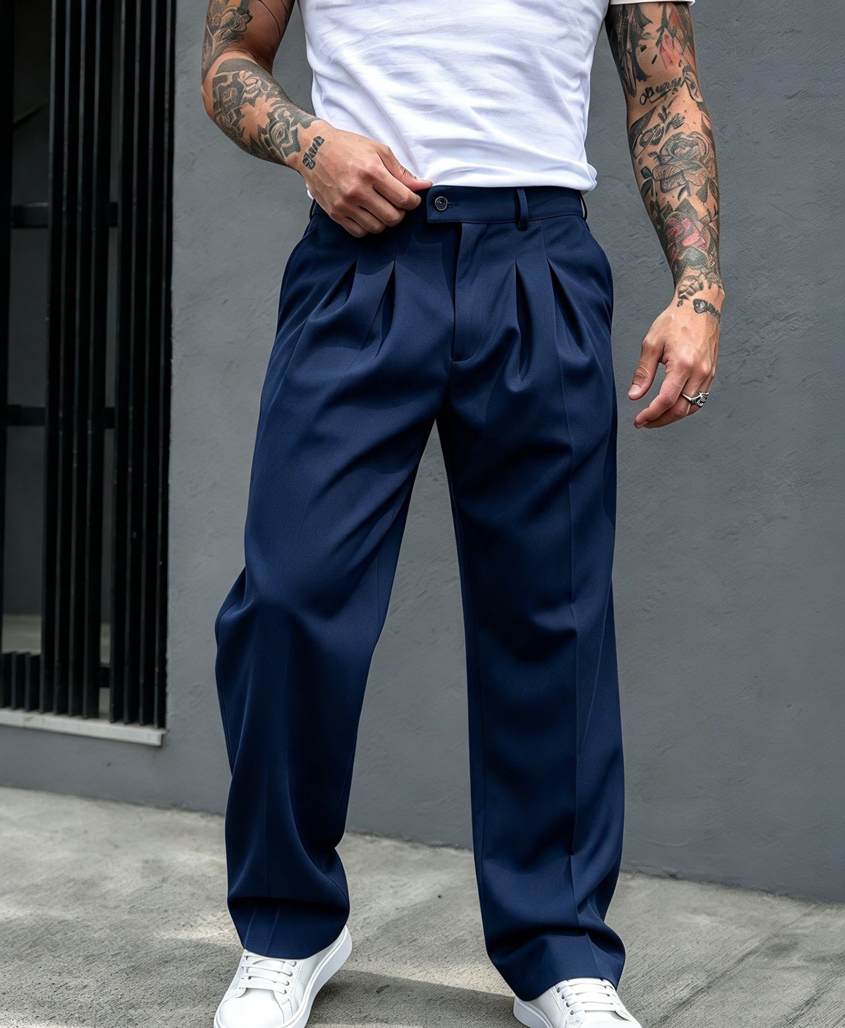 Sastrero Crep Rígido Estilo Baggy - Imagen 3