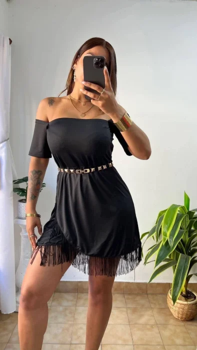 Vestido Fleco