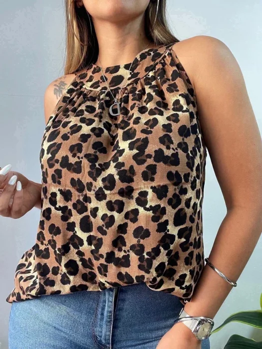 Musculosa de Lino Print