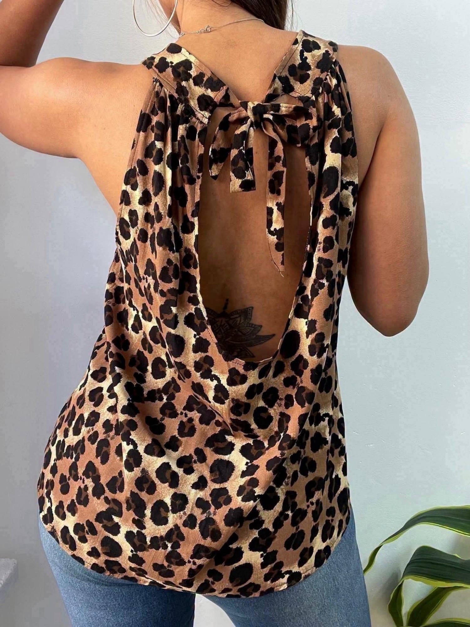 Musculosa de Lino Print - Imagen 2