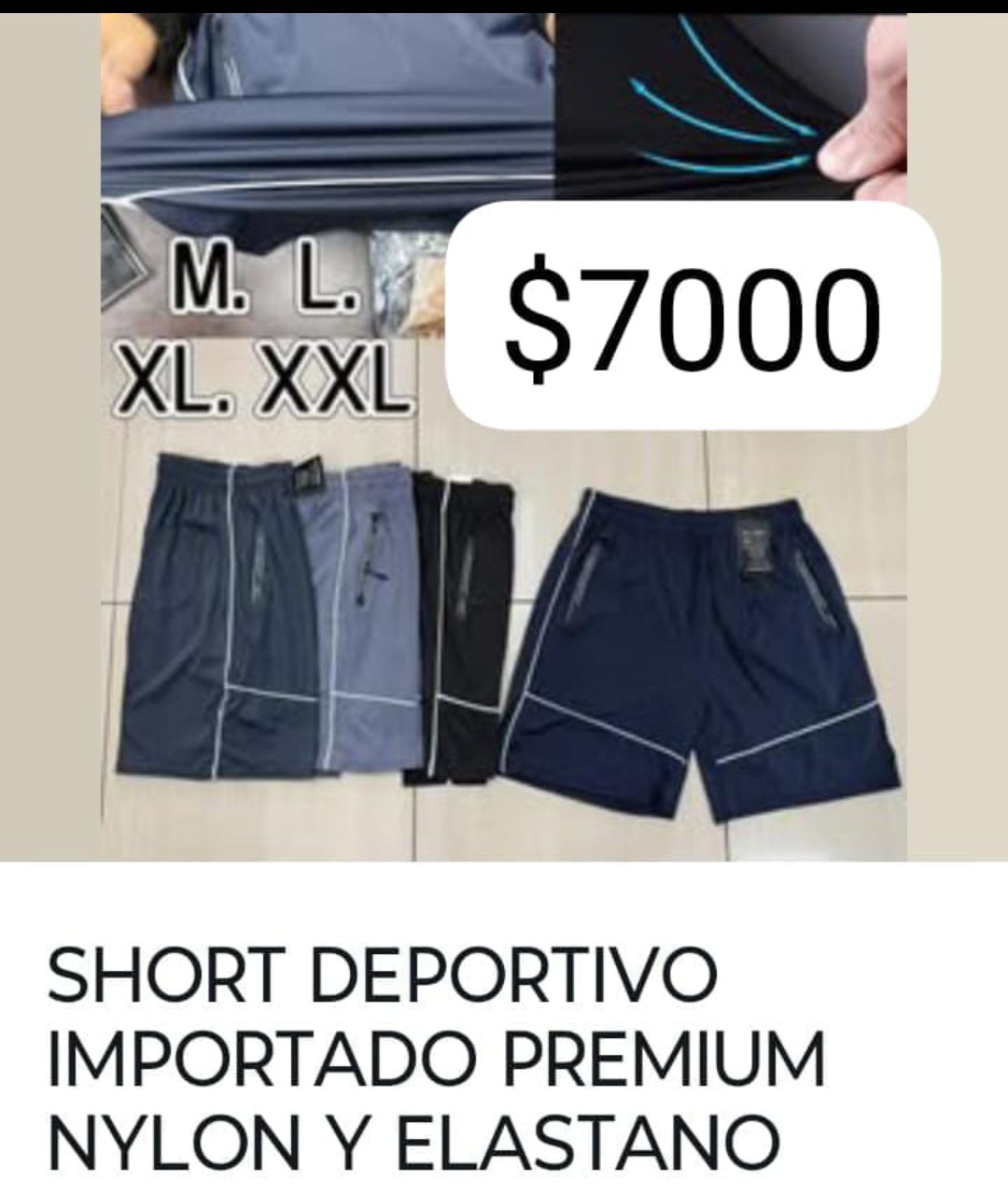 Short Importado Caballero - Imagen 2
