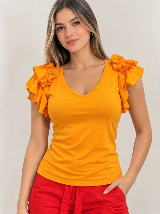 Remera Doble Volado