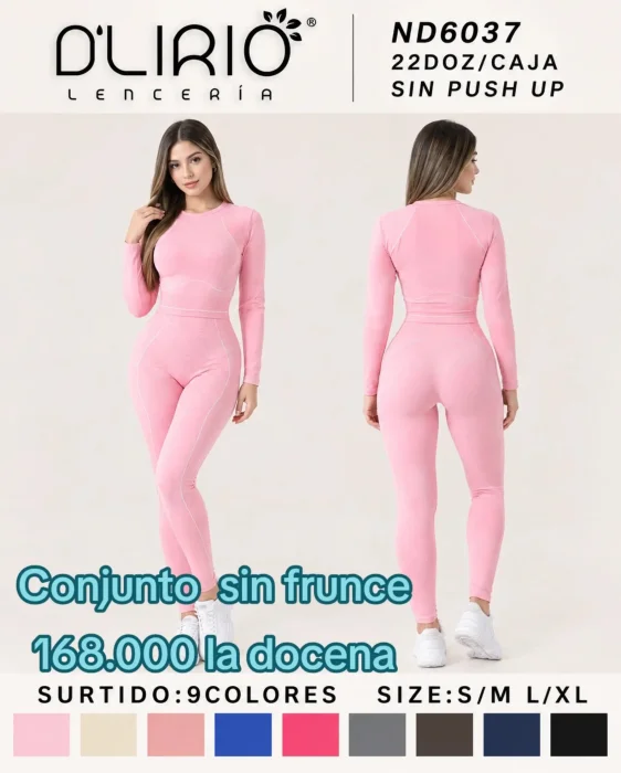 Conjunto sin Frunce D'lirio
