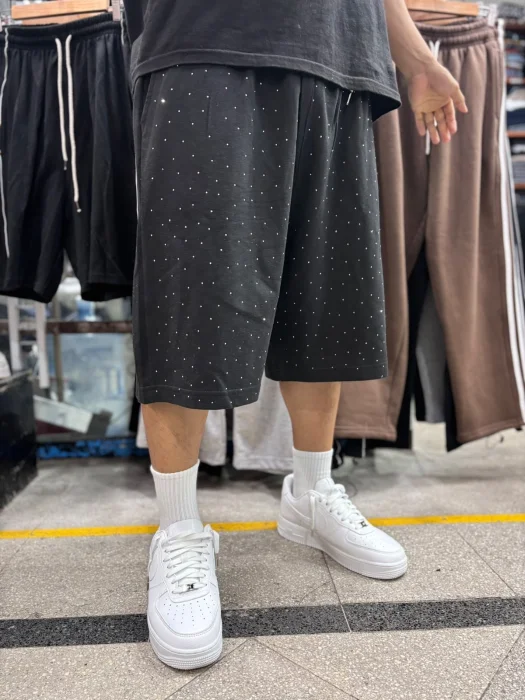 Bermudas Baggys con Strass