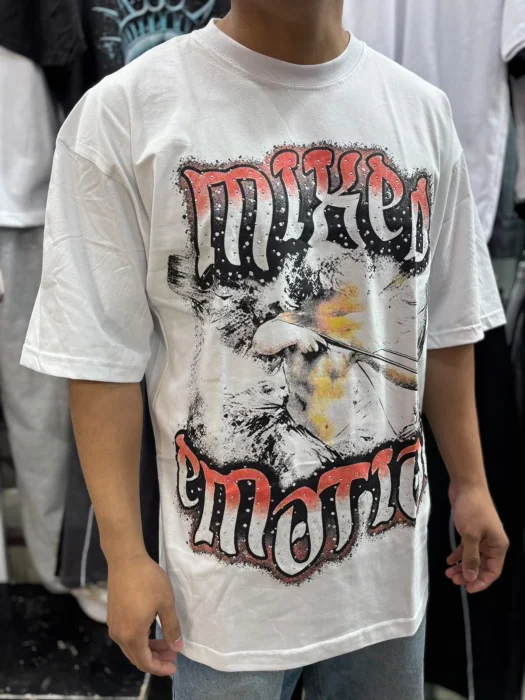 Remeras Over con Strass