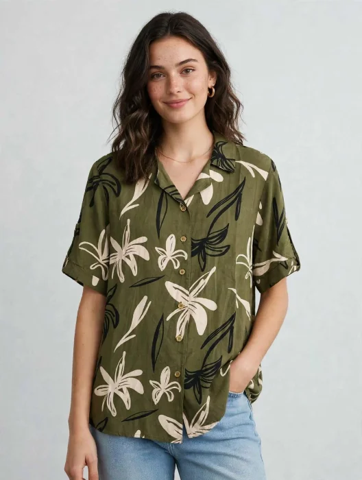 Camisa de Fibrana Poplin