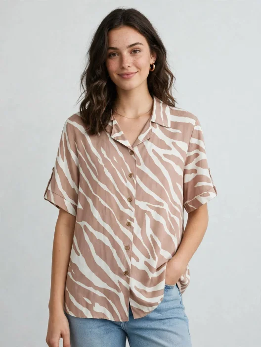 Camisa de Fibrana Poplin
