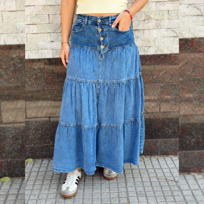 Pollera "liz" en Jean
