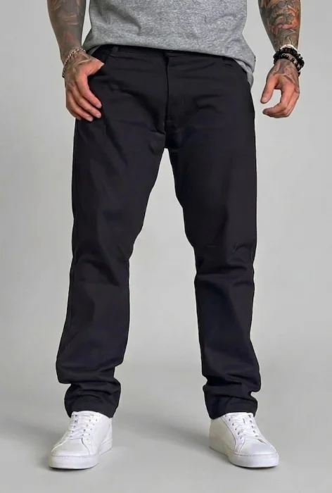 Pantalón Mom Clásico Liso Negro