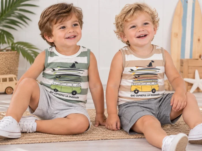 Conjunto sin Manga Rayado Yaby T.(9-12/12-18/24/36 Meses) Art.27044