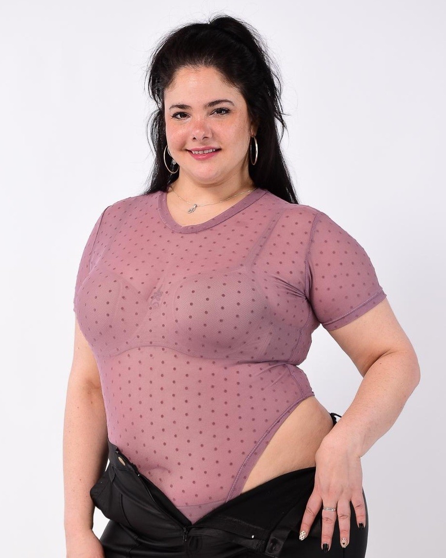 Body Tul Lunares Curvy - Imagen 3