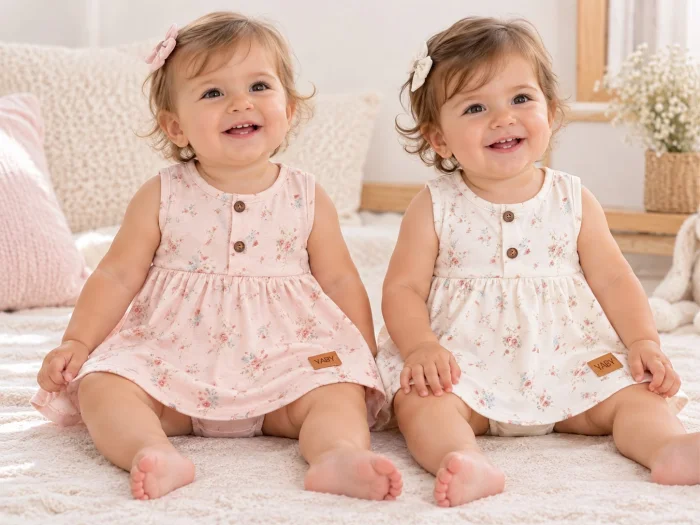 Body Vestido Estampado Cuello Mao Yaby T.(0-3/3-6/6-9/9-12/12-18 Meses) Art.27047