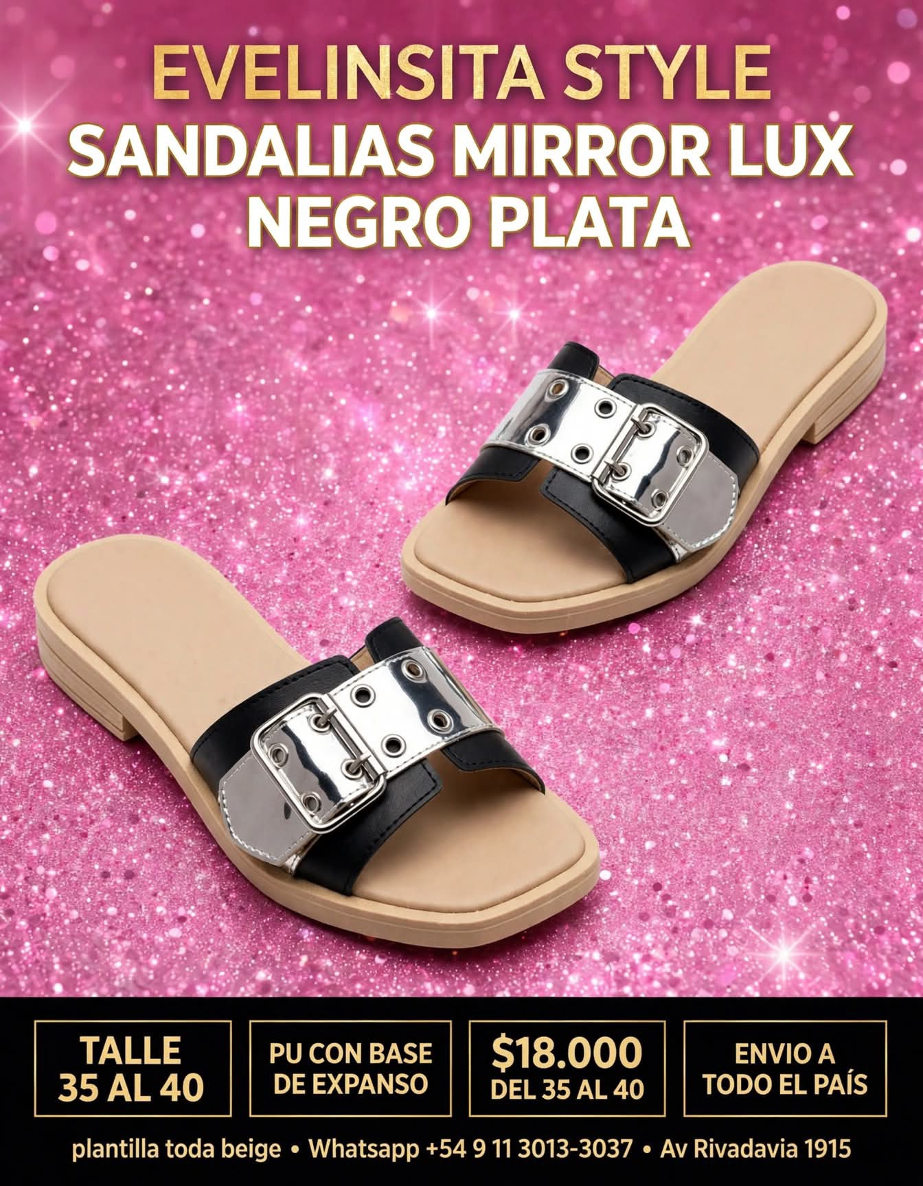 Sandalias Mirror Lux - Imagen 3