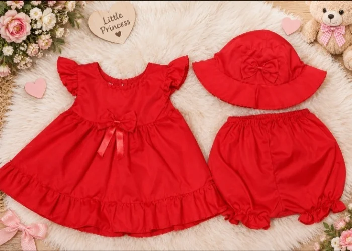 Vestidos de 3 Piezas Batista