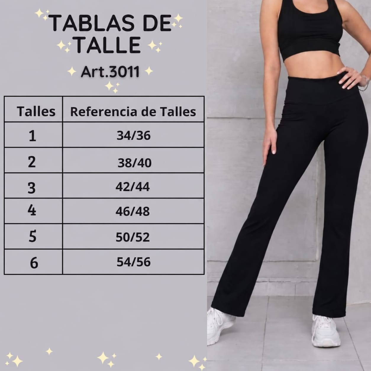 Calza Recta Microfibra Lycra - Imagen 3