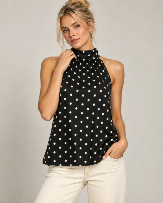 "blusa para Atar Mily Lunares"