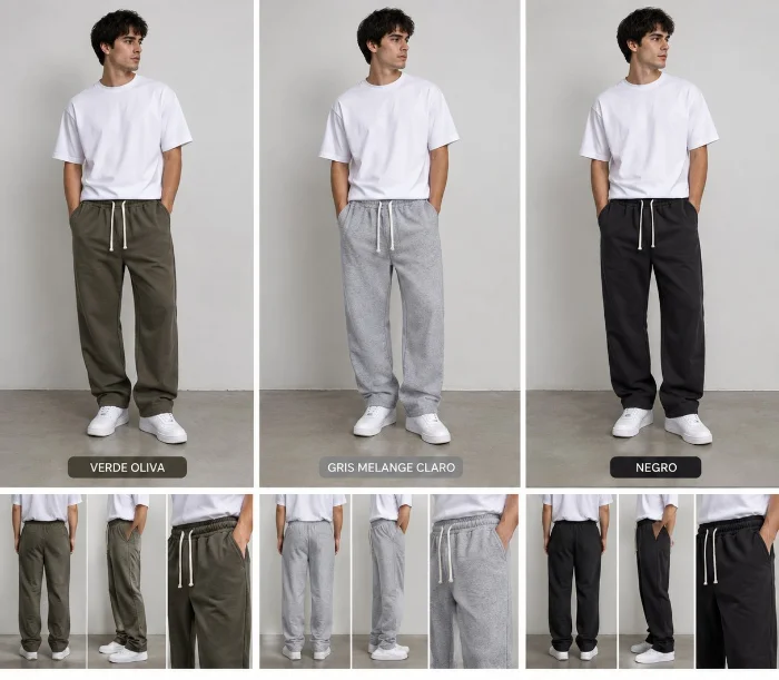 Pantalon Rustico Pesado Baggy Hombre