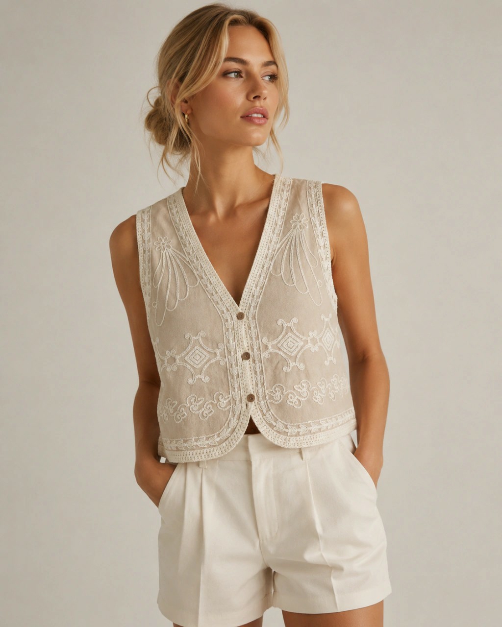 "chaleco Boho Milu" - Imagen 3