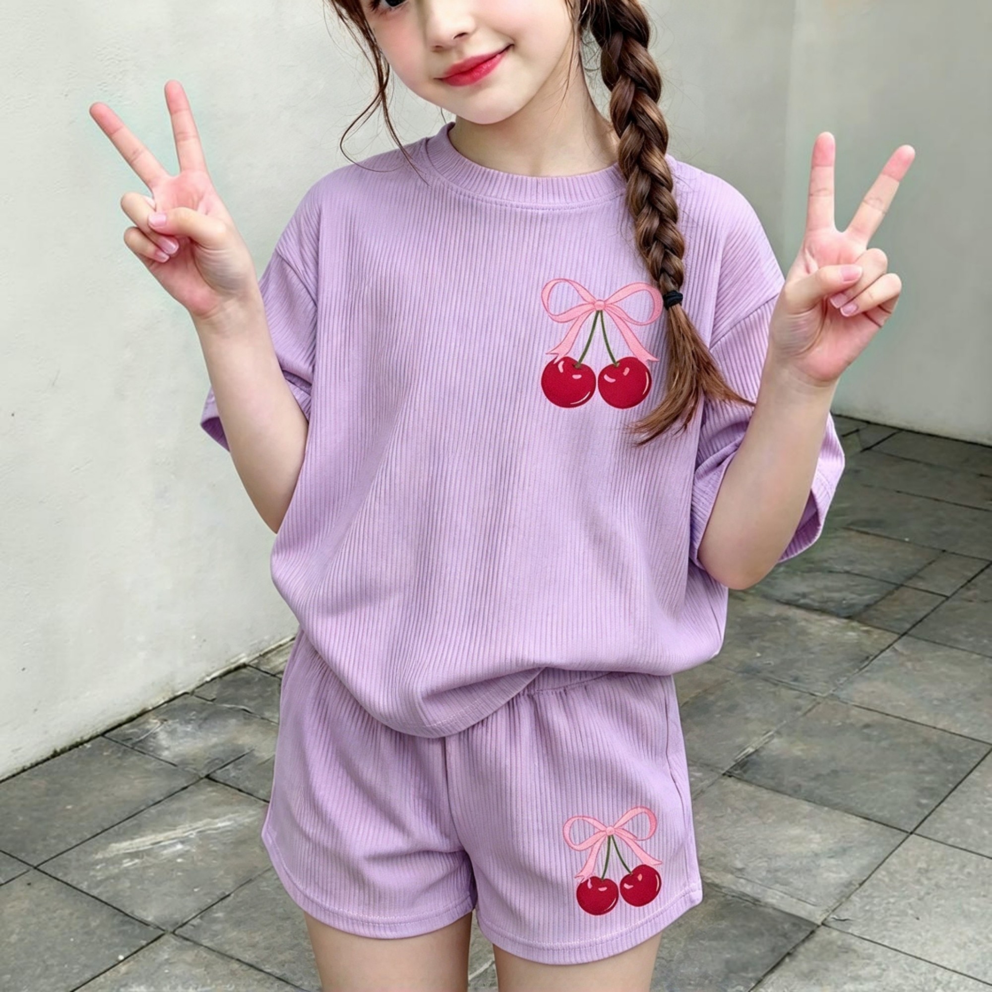 Conjunto Cereza Niña - Imagen 2