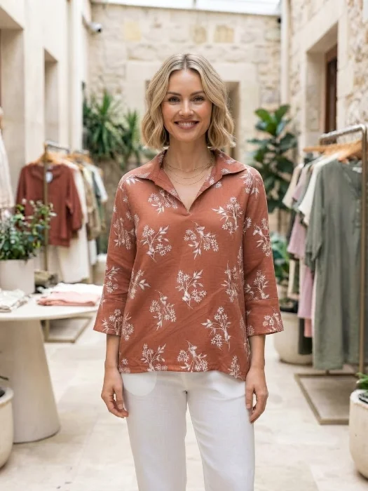 Blusa Cuello Cey Puff