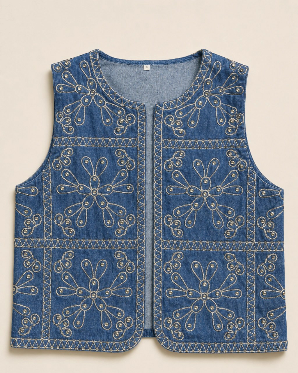 Chaleco Denim Mela" - Imagen 2