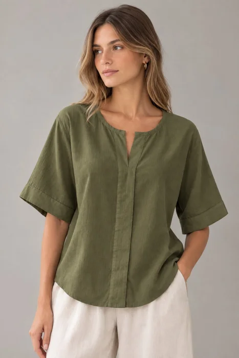 Blusa Lino Neto