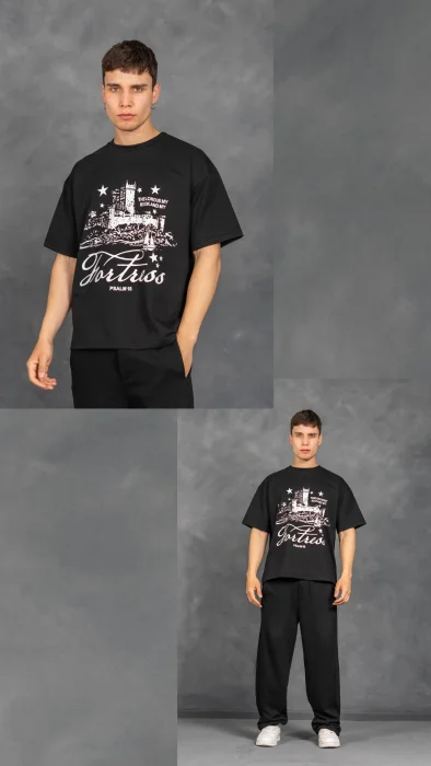 Remera Boxy Fit Fortress Algodon 20.1