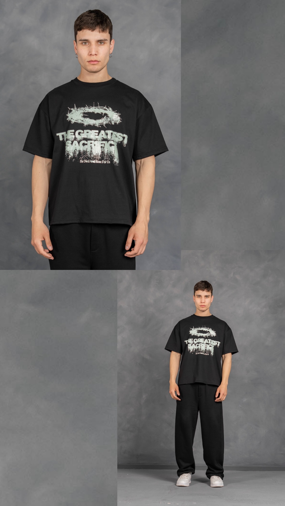 Remera Boxy Fit Sacrifice Algodon 20.1 - Imagen 2