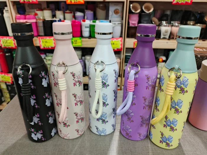 Botella Floreada Térmica