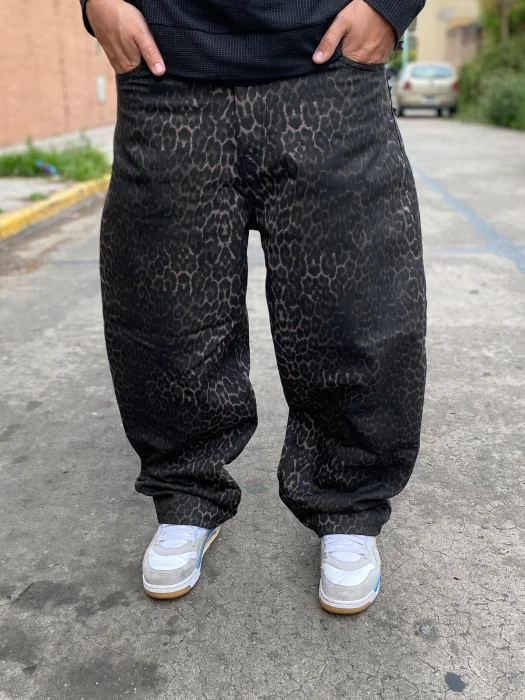 Baggy Animal Print Oscuro