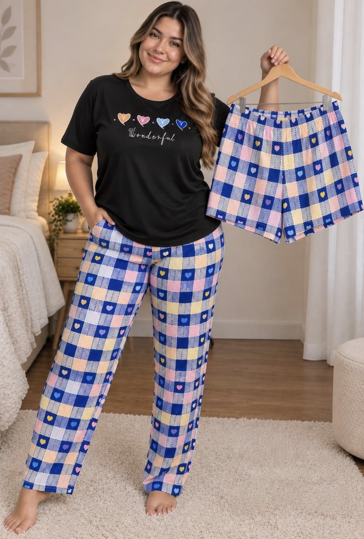Pijama 3 Piezas "talles Especiales" Día de la Madre - Imagen 2
