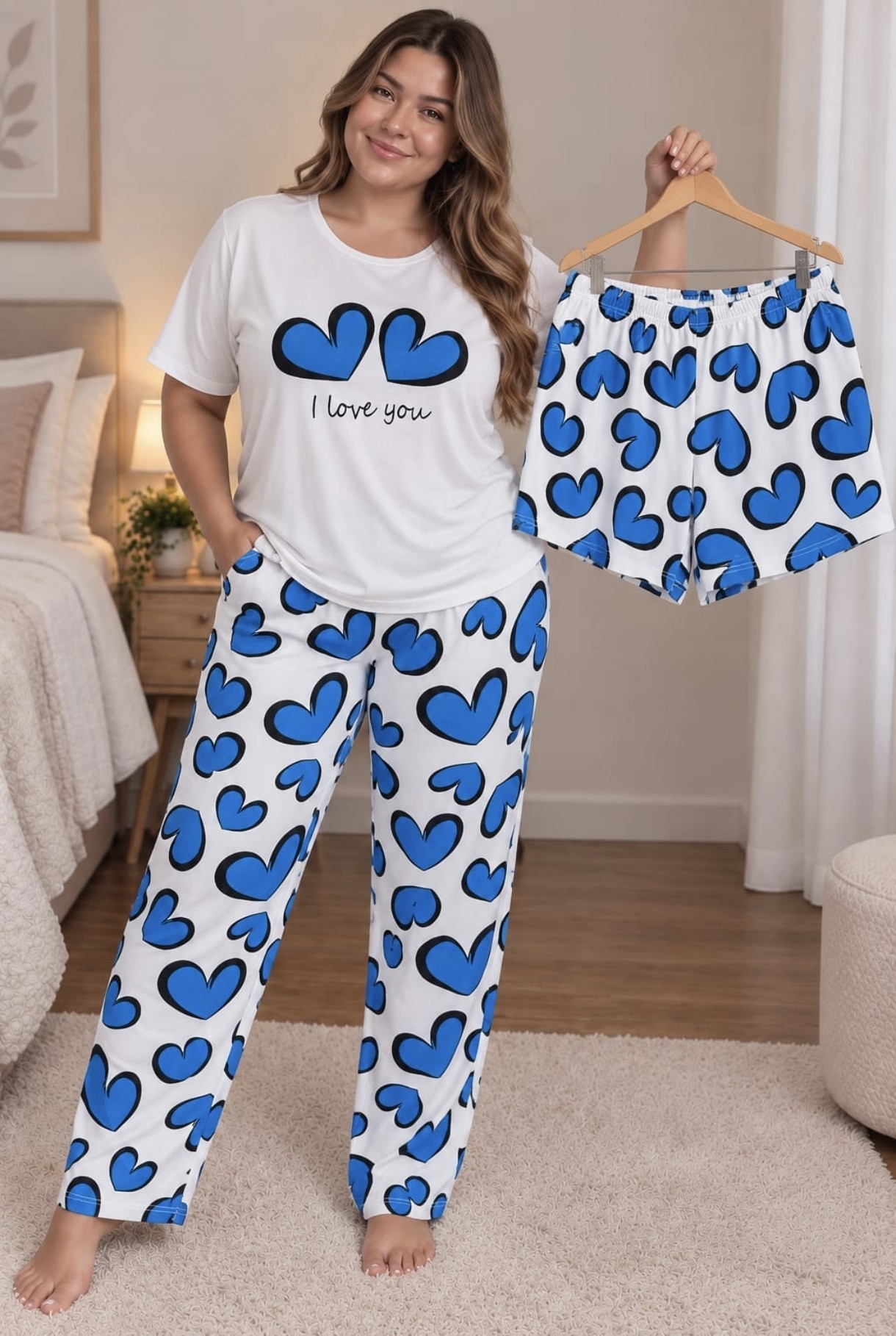 Pijama 3 Piezas "talles Especiales" Día de la Madre - Imagen 3