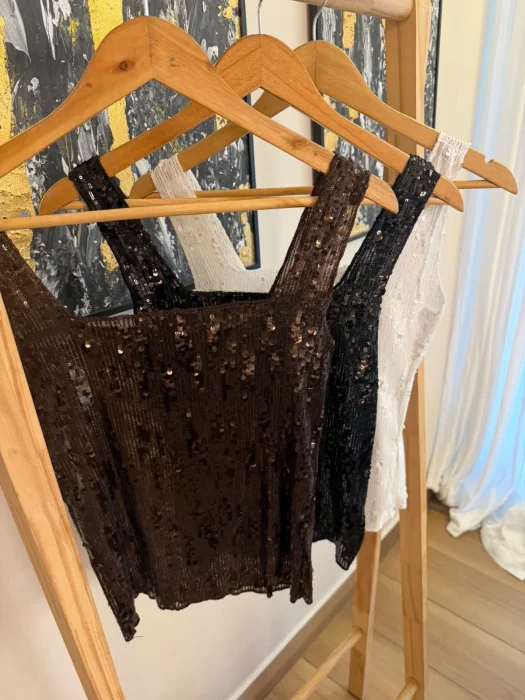 Musculosa de Lentejuelas Isla Mujeres