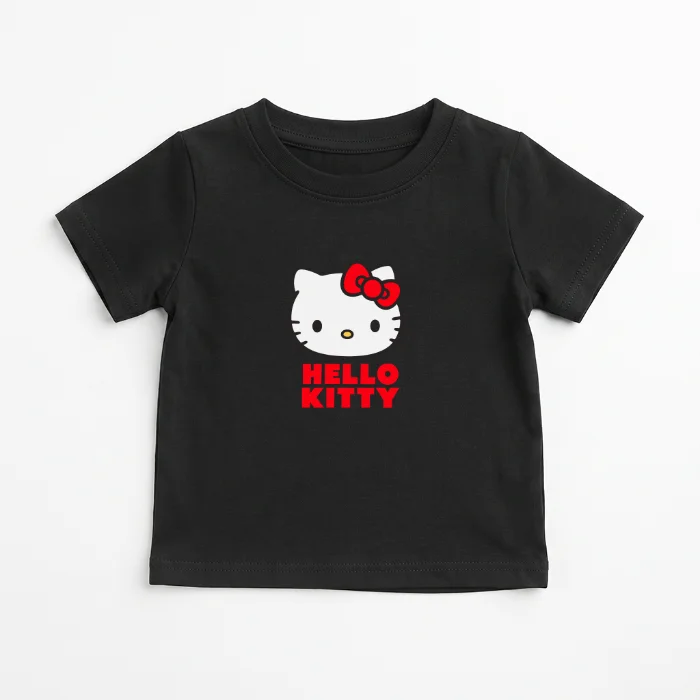 Bebes- Remera Bebe Kitty Letras Rojas