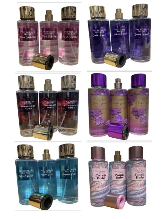 Body Splash Victoria's Sec. Pure Seduction, Love Spell, Forbidden Rose