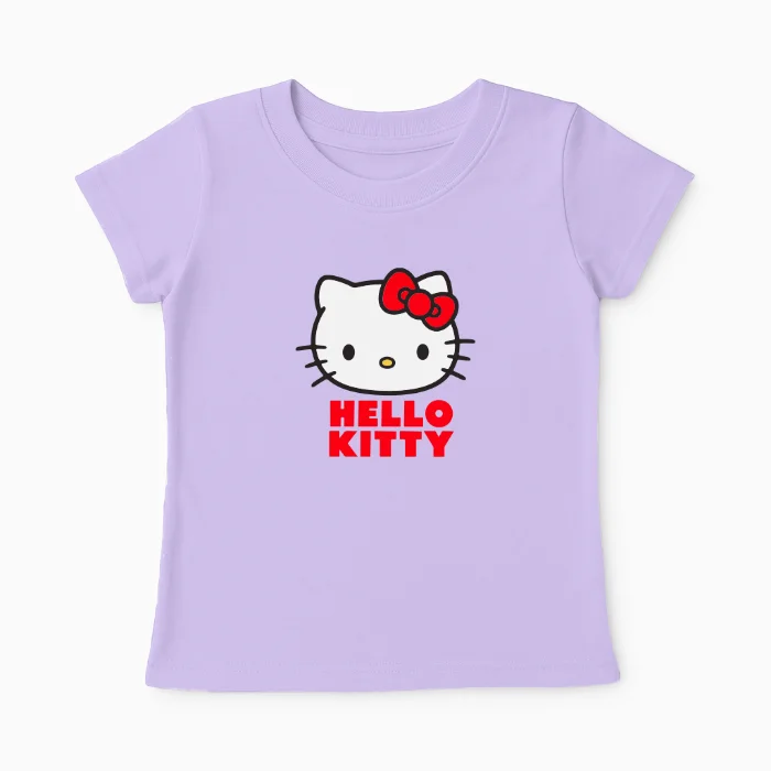 Nena-remera Nena Kitty Letras Rojas
