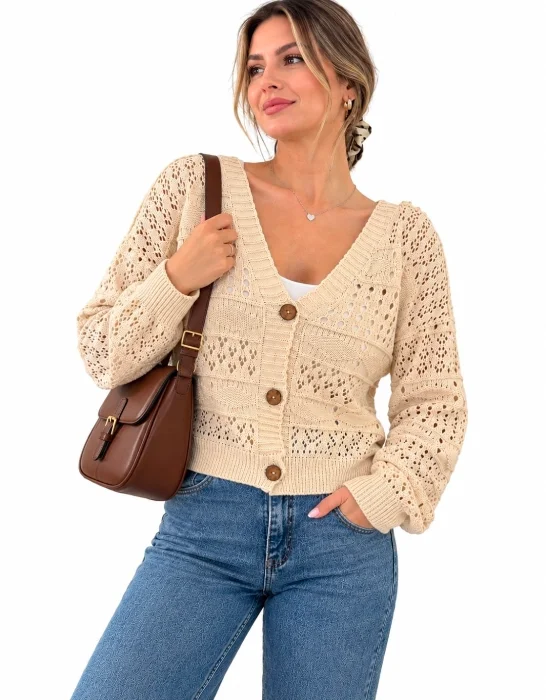 Cardigan Algodón C/lycra