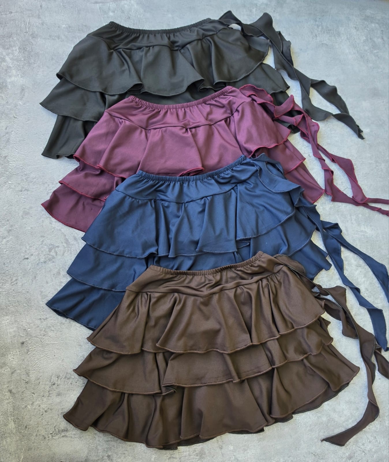 Short Pollera Volados Fleco - Imagen 2